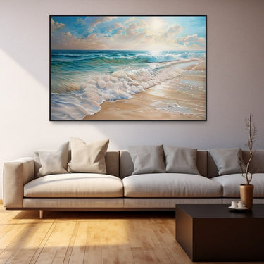 Beach Oil Painting